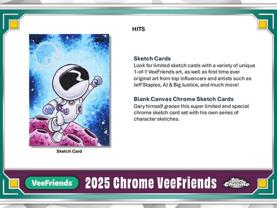 Image for 2025 Topps VeeFriends Chrome Hobby Box