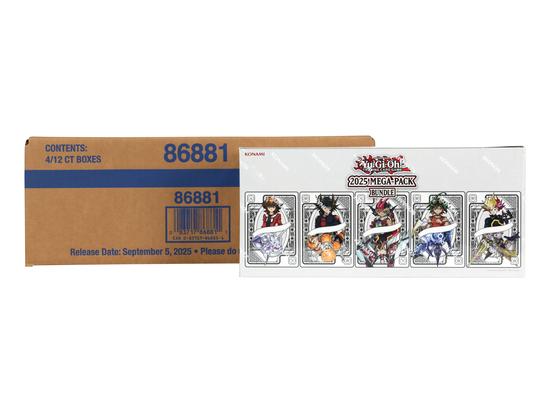 Image for Yu-Gi-Oh 2025 Mega-Pack Bundle 4-Box Case