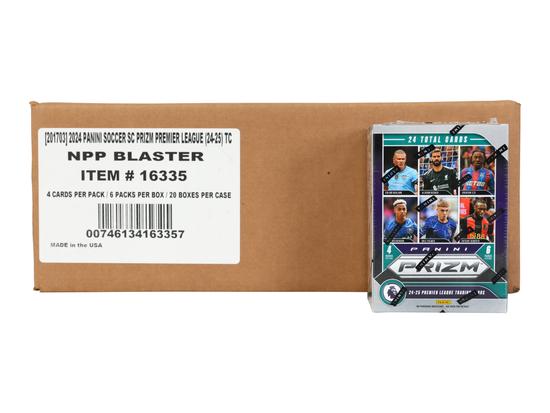 Image for 2024/25 Panini Prizm Premier League EPL Soccer Blaster 20-Box Case (Pink Mosaic Prizms!)