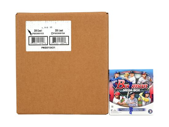 Image for 2025 Bowman Baseball Mega 20-Box Case