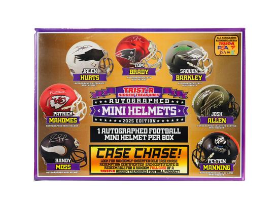 Image for 2025 TriStar Autographed Football Mini Helmet Box