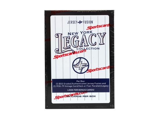 Image for 2025 Jersey Fusion New York Legacy Collection Baseball Hobby Box