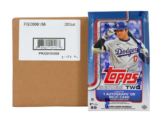 Image for 2025 Topps Series 2 Baseball Hobby 12-Box Case