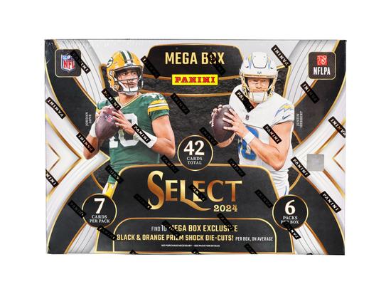 Image for 2024 Panini Select Football Mega Hobby 20-Box Case (Black & Orange Prizms!)