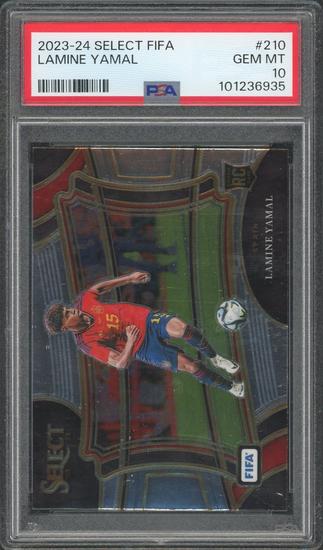 Image for 2023/24 Panini Select FIFA Lamine Yamal  #210 PSA 10