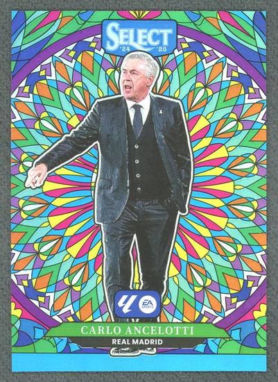 Image for 2024/25 Panini Select La Liga Carlo Ancelotti Stained Glass #30