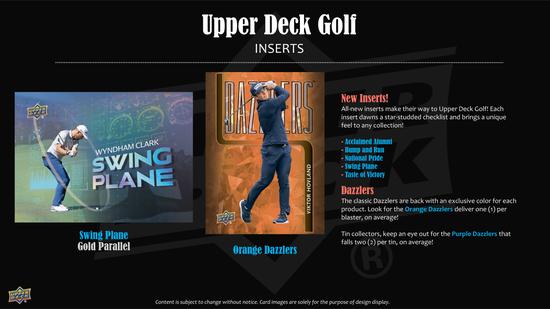 Image for 2026 Upper Deck Golf Tin (Box) Case (12 Ct.)