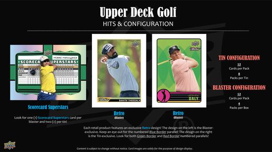 Image for 2026 Upper Deck Golf Tin (Box) Case (12 Ct.)