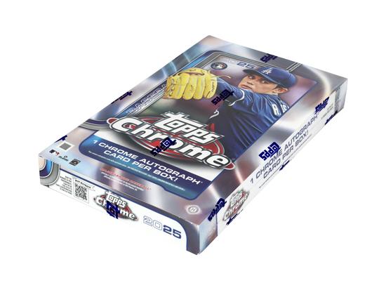 Image for 2025 Topps Chrome Baseball Hobby Box