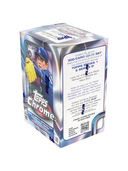 Image for 2025 Topps Chrome Baseball Blaster 40-Box Case