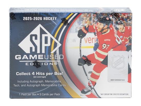 Image for 2025/26 Upper Deck SP Game Used Hockey Hobby Box