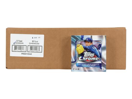 Image for 2025 Topps Chrome Baseball Mega 20-Box Case