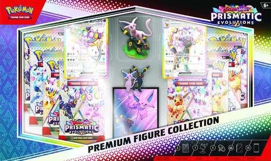 Image for Pokemon Scarlet & Violet: Prismatic Evolutions Premium Figure Collection Box