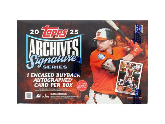 Image for 2025 Topps Archives Signature Series Baseball Hobby Box