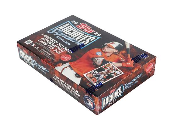Image for 2025 Topps Archives Signature Series Baseball Hobby Box