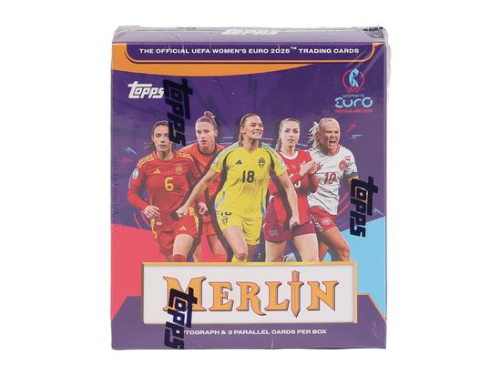 Image for 2024/25 Topps Merlin UEFA Women's Euros Soccer Hobby Box