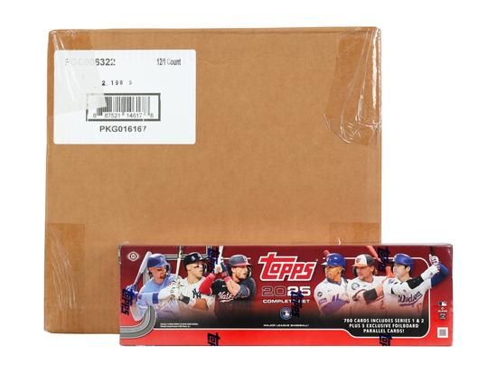 Image for 2025 Topps Factory Set Baseball Hobby (Box) Case (12 Sets)