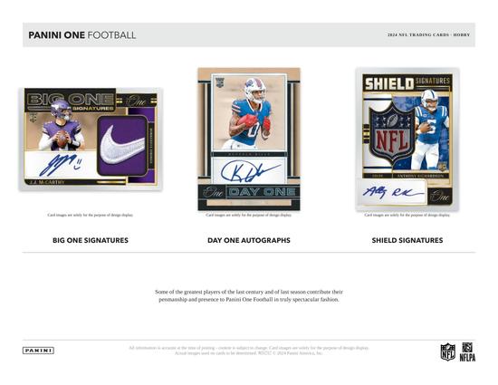 Image for 2024 Panini One Football Hobby Box