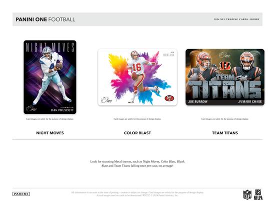 Image for 2024 Panini One Football Hobby Box