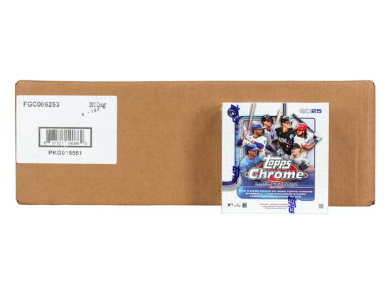 Image for 2025 Topps Chrome Baseball Logofractor Edition 20-Box Case