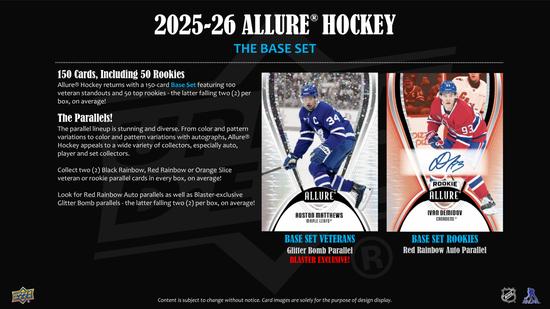 Image for 2025/26 Upper Deck Allure Hockey 4-Pack Blaster 20-Box Case
