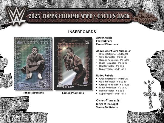 Image for 2025 Topps Chrome WWE x Cactus Jack Hobby Box