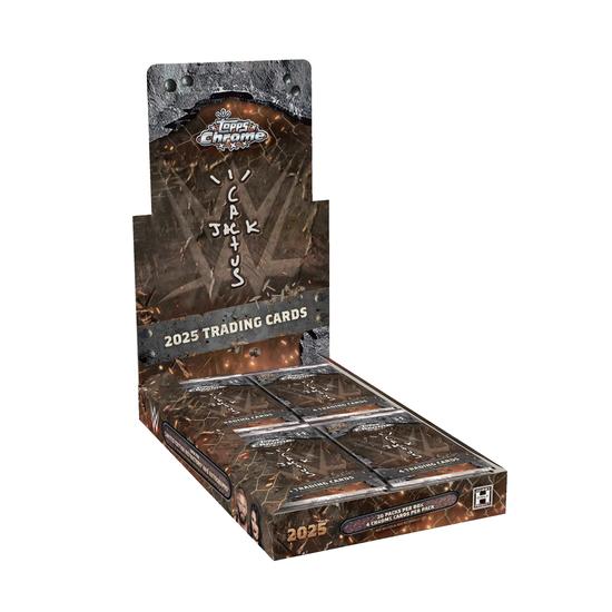 Image for 2025 Topps Chrome WWE x Cactus Jack Hobby Box