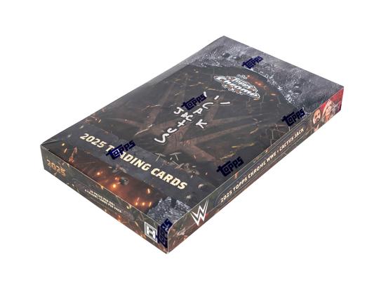 2025 TOPPS CHROME WWE X CACTUS JACK HOBBY BOX | eBay