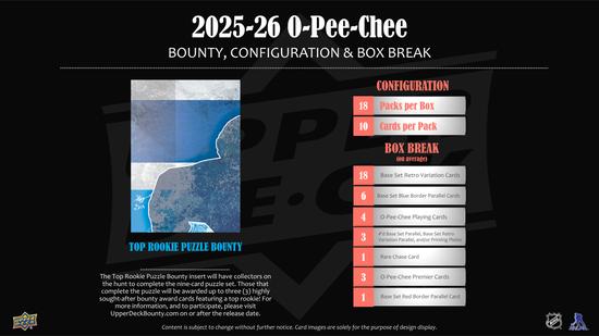 Image for 2025/26 Upper Deck O-Pee-Chee Hockey Hobby 16-Box Case