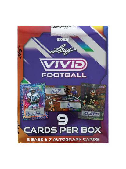 Image for 2025 Leaf Vivid Football Hobby Box