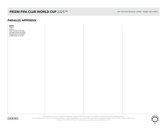 Image for 2025 Panini Prizm FIFA Club World Cup Soccer Mega Hobby 20-Box Case