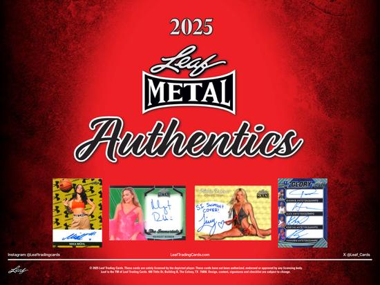 Image for 2025 Leaf Metal Authentics Hobby 10-Box Case