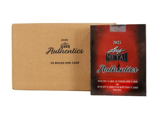 Image for 2025 Leaf Metal Authentics Hobby 10-Box Case