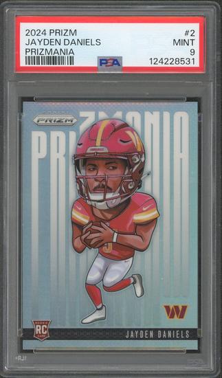 Image for 2024 Panini Prizm Jayden Daniels Prizmania PSA 9