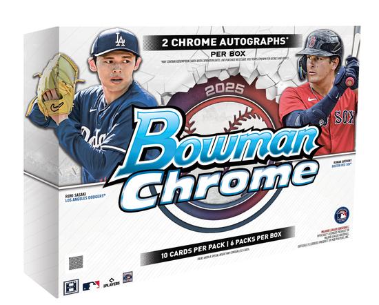 Image for 2025 Bowman Chrome Baseball Hobby Box