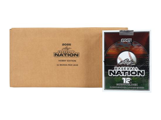 Image for 2025 Leaf Baseball Nation Hobby 12-Box Case