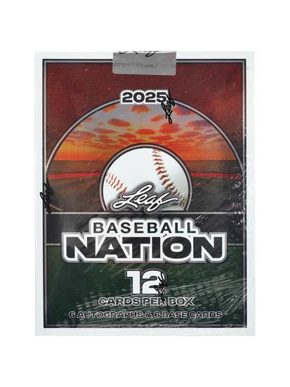 Image for 2025 Leaf Baseball Nation Hobby 12-Box Case