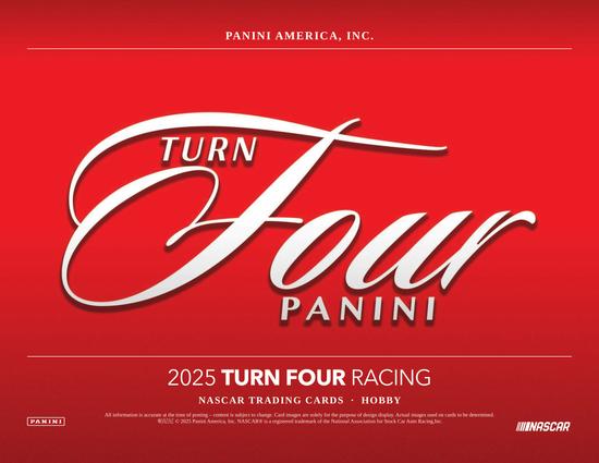 Image for 2025 Panini Turn Four Racing Hobby Box