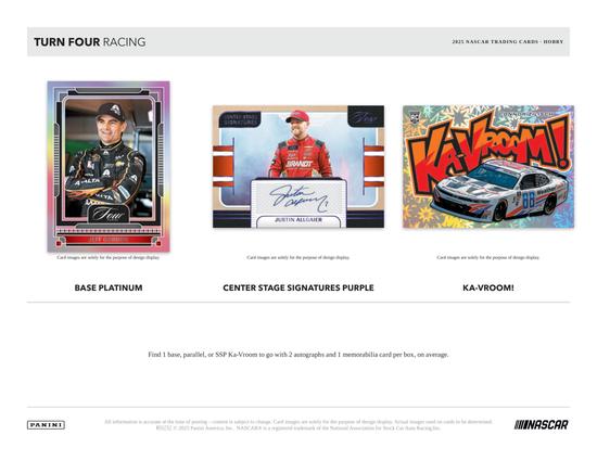 Image for 2025 Panini Turn Four Racing Hobby Box