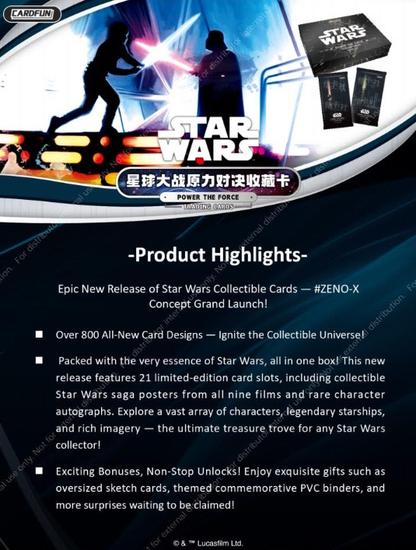 Image for 2025 Card.Fun Star Wars Power the Force Hobby Box