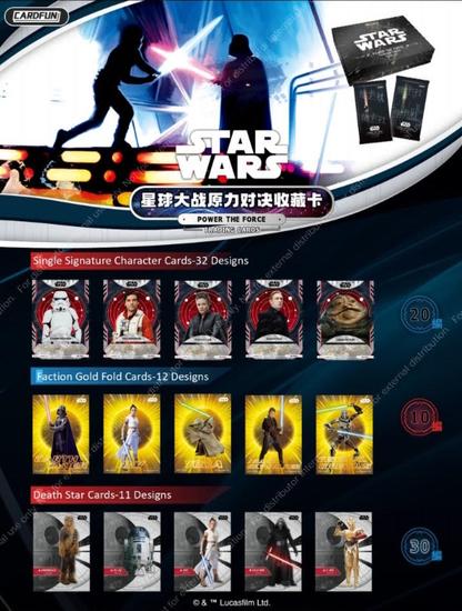 Image for 2025 Card.Fun Star Wars Power the Force Hobby Box