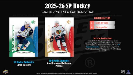 Image for 2025/26 Upper Deck SP Hockey Blaster 20-Box Case