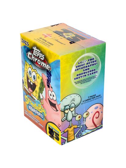 Image for SpongeBob Chrome 25th Anniversary 7-Pack Blaster Box (Topps 2025)