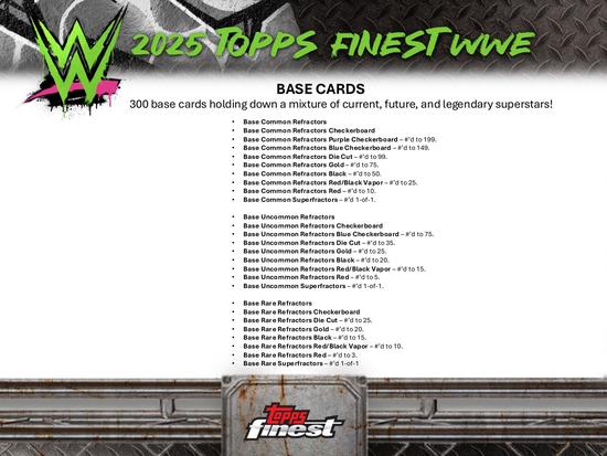 Image for 2025 Topps Finest WWE Hobby Box