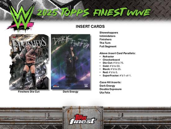 Image for 2025 Topps Finest WWE Hobby Box
