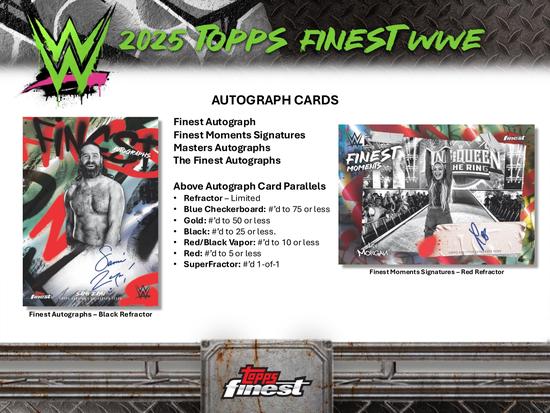Image for 2025 Topps Finest WWE Hobby Box