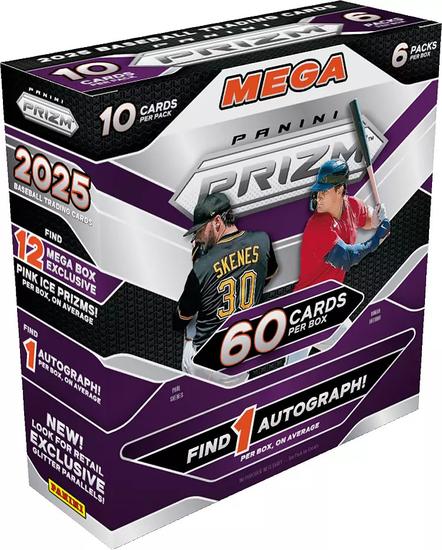 Image for 2025 Panini Prizm Baseball Mega 20-Box Case (Pink Ice Prizms)