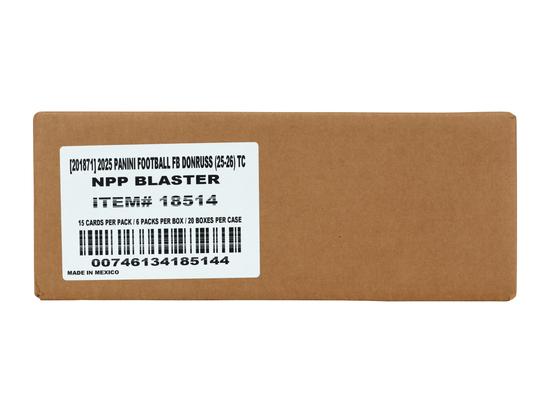 Image for 2025 Panini Donruss Football Blaster 20-Box Case (White Hot Rookies!)