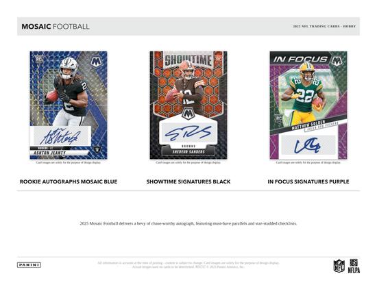 Image for 2025 Panini Mosaic Football Hobby Box