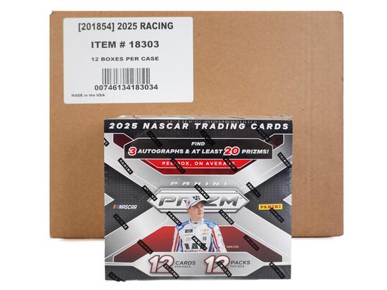 Image for 2025 Panini Prizm NASCAR Racing Hobby 12-Box Case